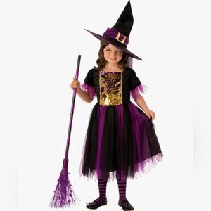 Opus Collection Color Magical Witch Girls Costume